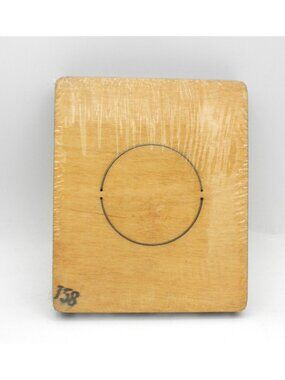 AccuCut Circle2  -  1/2 Inch Small Wooden Die 5.75" x 4.75" x 1" NEW SEALED